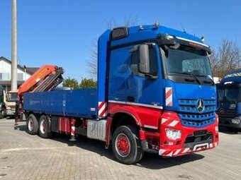 MB Arocs 2545 - 6x4 - HAD-Hydrodrive – Valník + HR-PK 41002 - 2