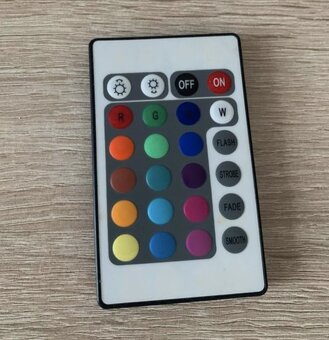 TV stolek dub Sonoma, lesklá bíla s LED - 2