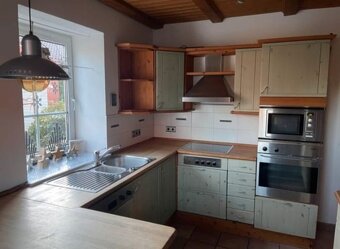 Severská kuchyně z masivu se spotřebiči,5888 - 2