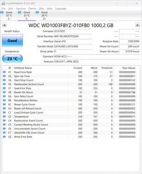 WDC WD1003FBYZ-010FB0 1TB 7200rpm - 2