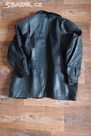 pánský kožený kabát / kožená bunda - 2