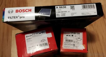 Prodám brzdové destičky brembo+filtr - 2