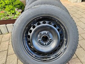 Plechová kola R15 s pneu Dunlop 195/65/15 - 2