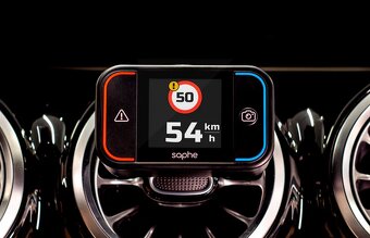 Saphe Drive Pro detektor , kamer, radarů , GPS , alarm - 2