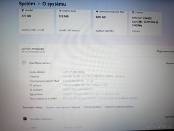 HP 250 G8 - Intel Core i3, RAM 8GB, SSD 512GB, FullHD - 2