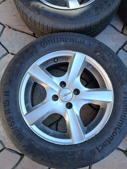 Alu disky Renault Megane + letní pneu 15" - 2