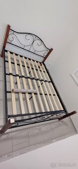 Postel 200x140, noční stolek 2ks - 2