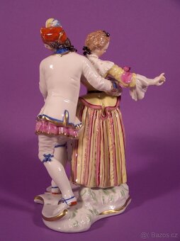 Stará porcelánová figurka z Nymphenburgu - 2