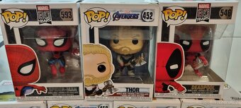 7 Funko Pop Marvel Avengers + spiderman + deadpool - 2