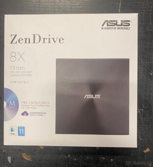 Externí DVD vypalovačka Asus SDRW-08U7M-U, nová - 2