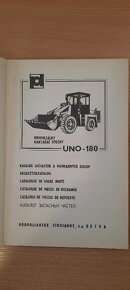 UNO-180 Katalóg súčiastok a náhr. dielov/ Návod na obsluhu - 2