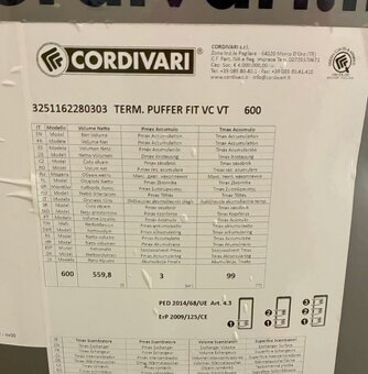 Akumulační nádoba 600l – použitá - 2