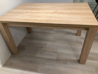 Jídelní stůl 140x90x75 kvalitní z truhlářské dílny TOP STAV - 2