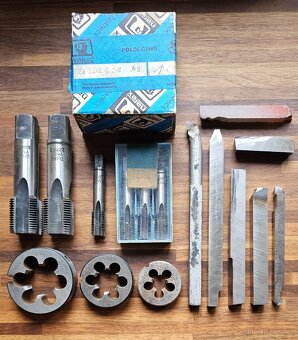 Závitníky G3/4“, G1/4“ očka G3/4“, G1/2“, G1/4“ Radeco nože - 2