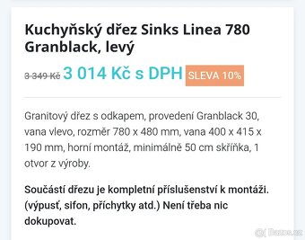 Kuchyňský dřez - 2