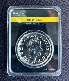 Stříbrná 1oz mince Britannia 2023 APMEX - PCGS - 2