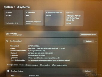 Herní notebook Asus TUF Gaming FX505DT - 2