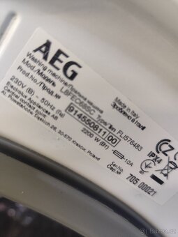 Pracka aeg l8fec68sc - 2