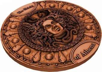SHIELD OF ATHENA 2 Oz Silver Coin 5$ Niue 2022 - 2