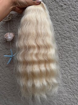 Prodloužení vlasů vlny blond - 2