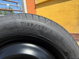 Nové rezervní dojezdové kolo FORD 5x108 T125/85 r16 - 2