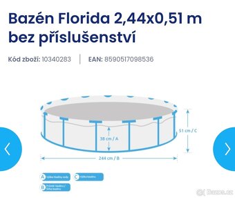 Bazén Marimex 2.44 m x 0.51 m - 2