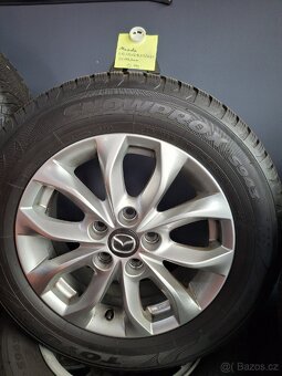 Alu kola original Mazda, R16 + zimní pneu 215/60 R16 - 2