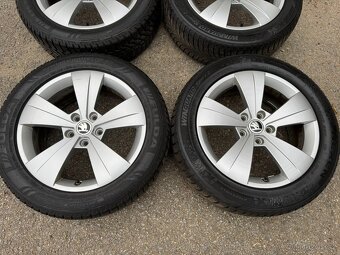 Alu 17" 5x112, škoda TRITON zimní 80%, pěkné, SUP3 - 2