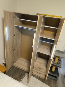 Šatní skříň dub sonoma - 2