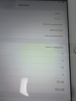 Tablet - Apple iPad  (6th generation) Wi-Fi, Cellular 32GB - 2