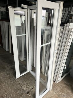 PVC DVOUKŘÍDLÉ OKNO MOŽNO JAKO TERASOVÉ DVEŘE 94x190 - 2