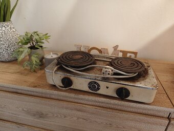 Retro vařič plotýnka spirála elektrický 1964 úklid - 2
