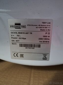 Elektrický ohřívač vody TESY 80l GCV804515A07TR - 2