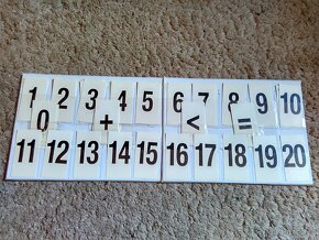 Desky na číslice Hello Kitty + číslice - 2