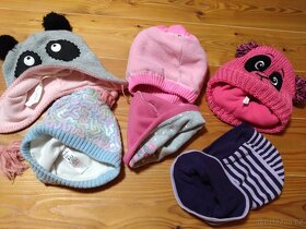 Dětské čepice zateplené 3-12 let - 2