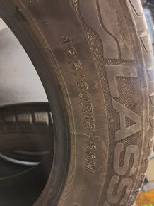 2ks letních pneu Lassa 195/60 R15 - 2