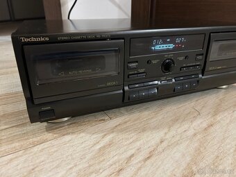 Technics RS-TR373 auto reverse double cassette deck - 2