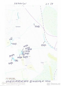 Soubor pozemků 9 293 m2, obec Semanín, okr. Ústí nad Orlicí - 2