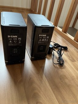 2x ůložiště DNS320L, plus roterboard SXT Lite5 - 2