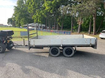 Bržděný přívěs Anssems 2000 kg, 178x335cm, nová STk - 2