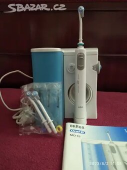 Ústní sprcha Braun Oral-B OxyJet MD 15, bílá. - 2