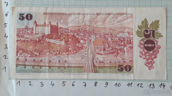 50 Kčs 1987 série F34 543626 - 2