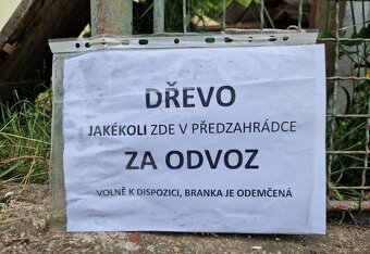 Palivové dřevo zdarma za odvoz Jinačovice u Brna - Kuřim - 2