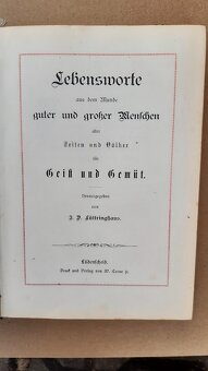 Lebensworte aud dem Munde ca 1900 pro sberatele - 2