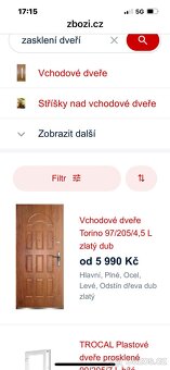Vchodove dvere z nerez oceli 97/205 - 2