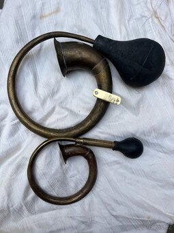 Mosazné funkční ruční klaksony , trumpety - 2
