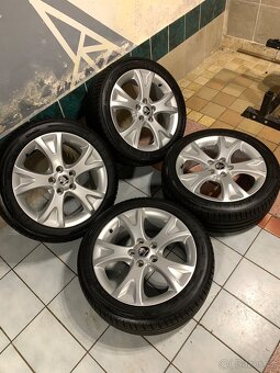 Alu kola Škoda R17 5X112 ZÁNOVNÍ LETNÍ PNEU 225/45 PALLAS - 2