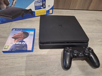 Playstation 4 Slim 500GB, PS4 +hry FIFA, Gta, NFS - 2