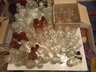 Laboratorní sklo +laboratorní přístroj namáčecí barvicí stůl - 2