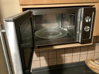 Mora mikrovlnná trouba nerez, vestavná + rámeček - 2